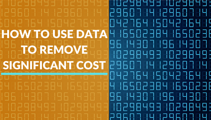 data to help remove cost